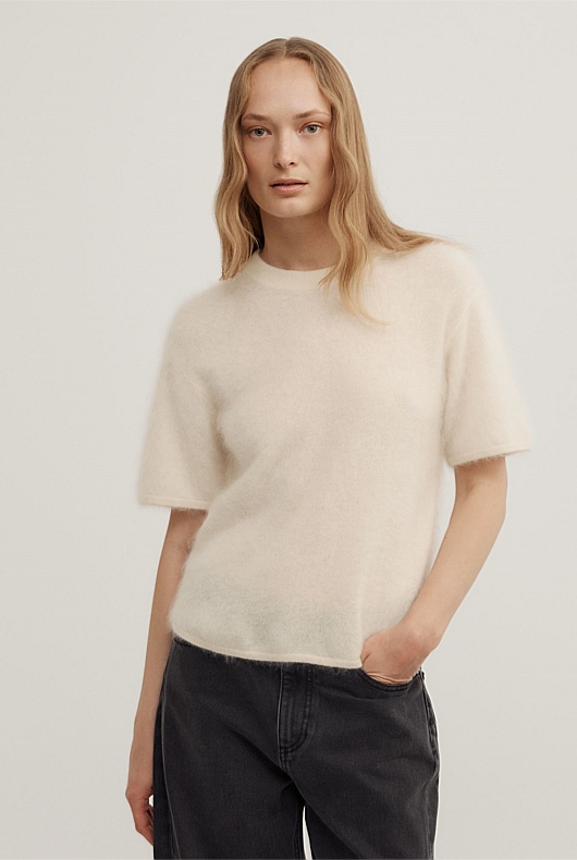 Cashmere Knit T-Shirt