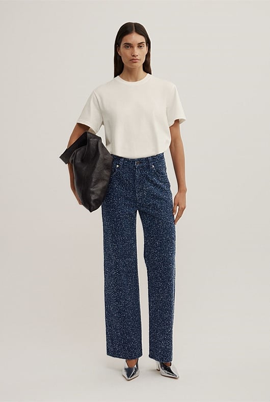 Boucle Denim Jeans