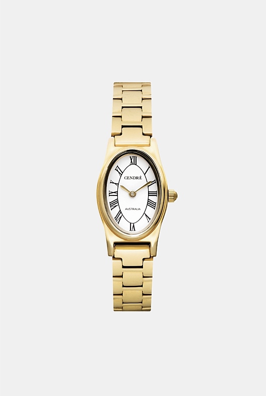 Emmeline Watch | White | 14k Gold