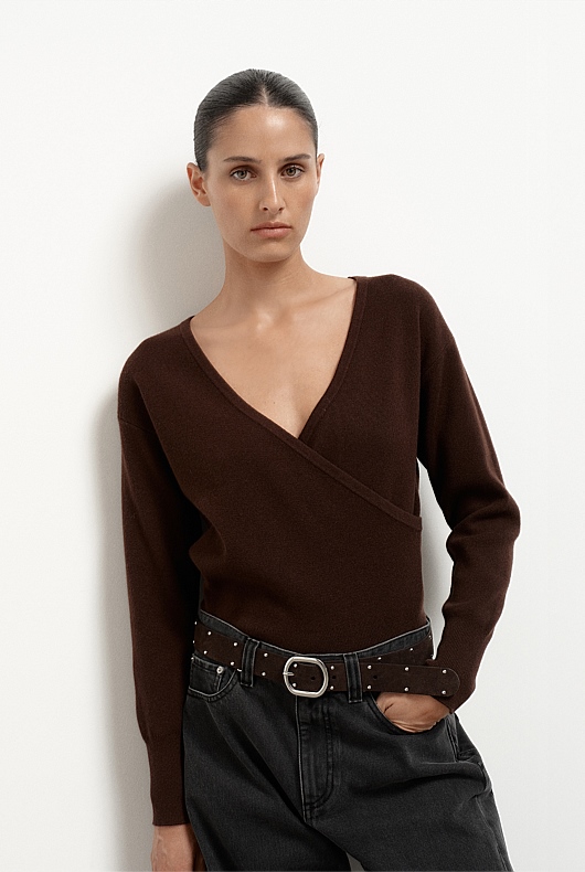 Wrap Front Knit
