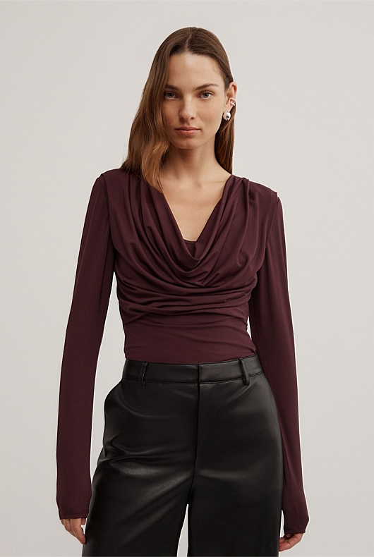 Cowl Neck Top