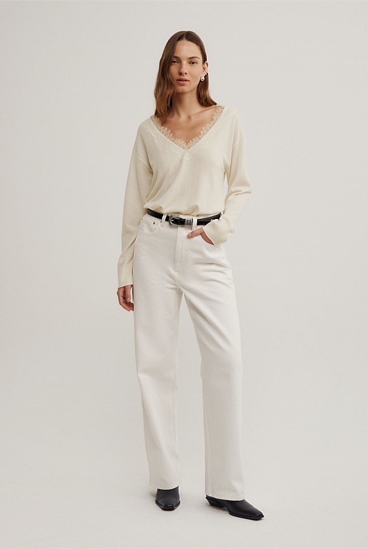 Tailored High Rise Jeans