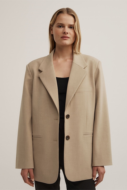 Wrap Front Blazer
