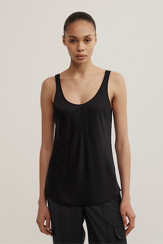 Satin Tank Top