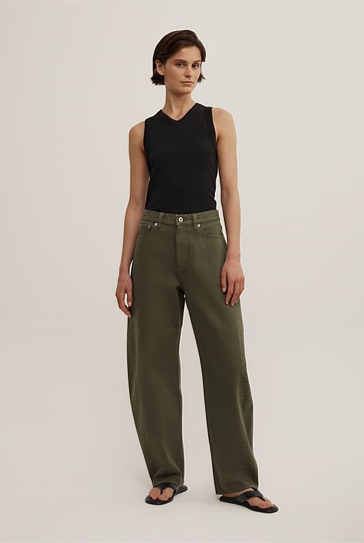 Barrel Leg Jeans