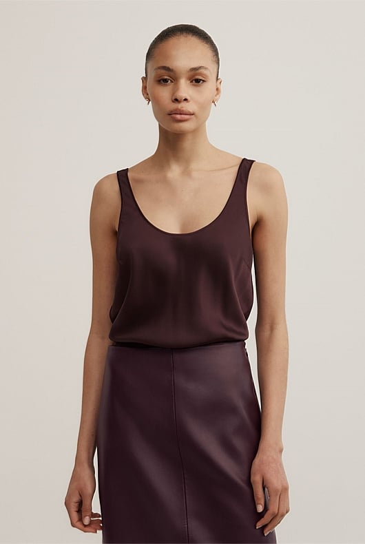 Satin Tank Top