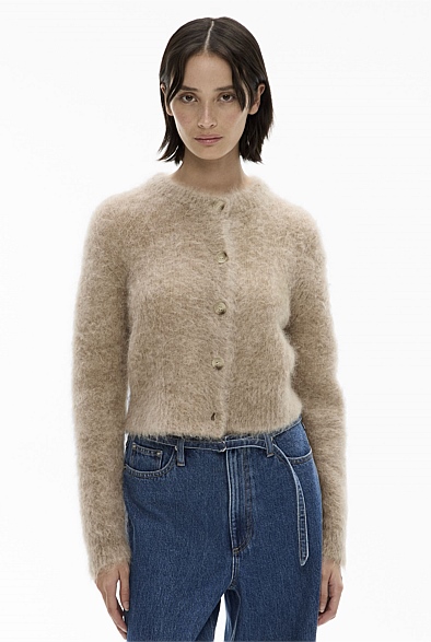 Fluffy Crew Cardigan
