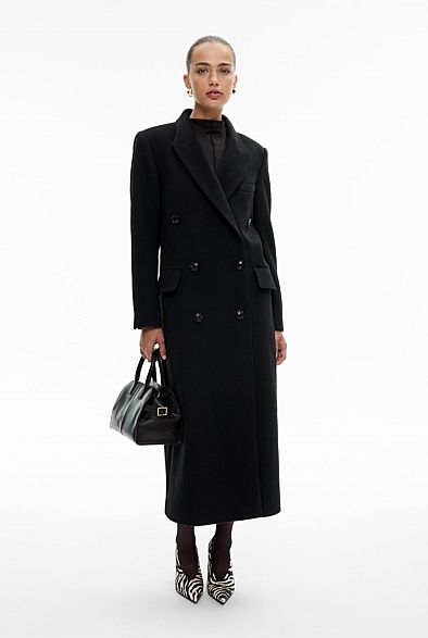 ジャケット・アウター VEIN WO DOUBLE MELTON MAXI COAT - BLACK VEIN 】WO DOUBLE MELTON MAXI COAT - D.GRAY | 公式通販サイト