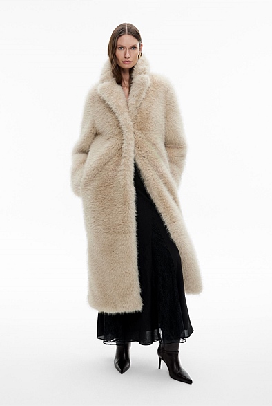 Maxi Faux Fur Coat
