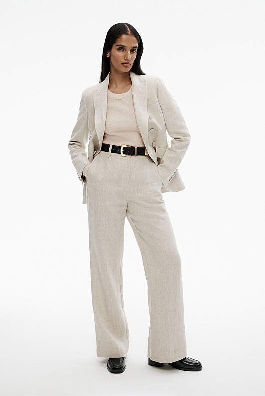 Women's linen 2024 pant suits