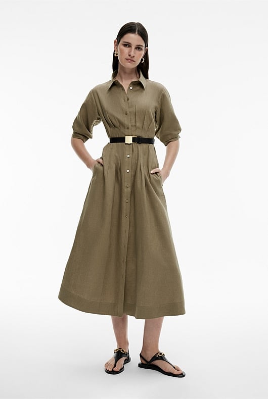 Witchery on sale khaki dress