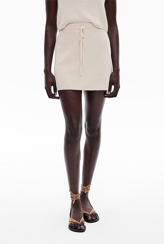 スカート tunica Inlay Knitted Skirt tunica Inlay Knitted Skirt