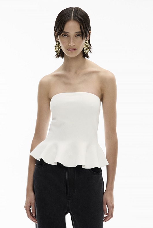 peplum knit