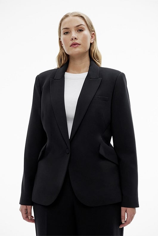 Womens blazer deals without buttons