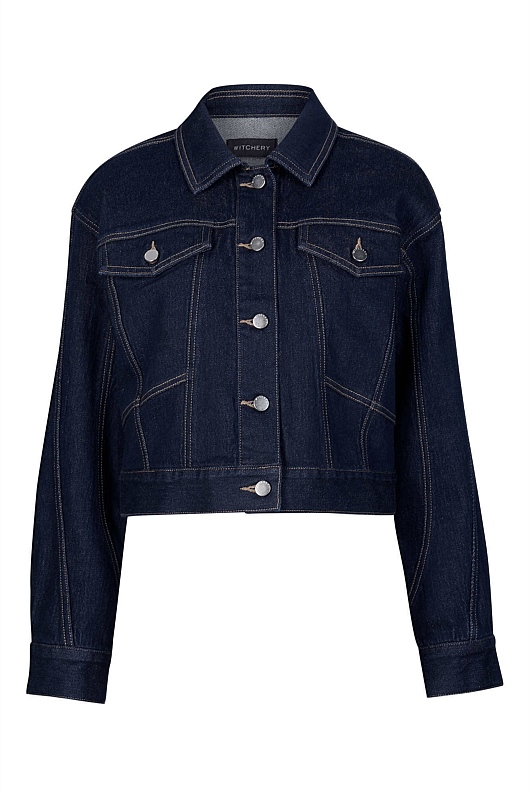 Witchery moss denim hot sale jacket