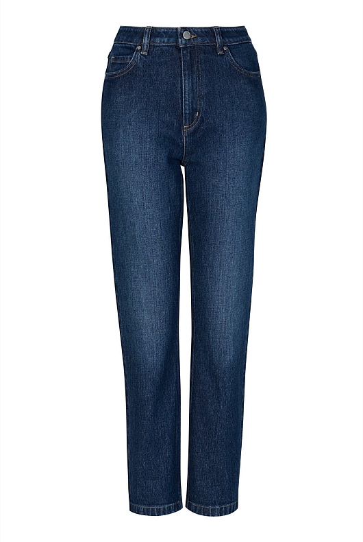 Denim Belted Cargo Jean