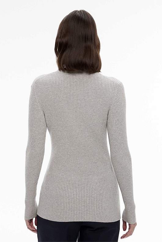 Wool blend cardigan hotsell
