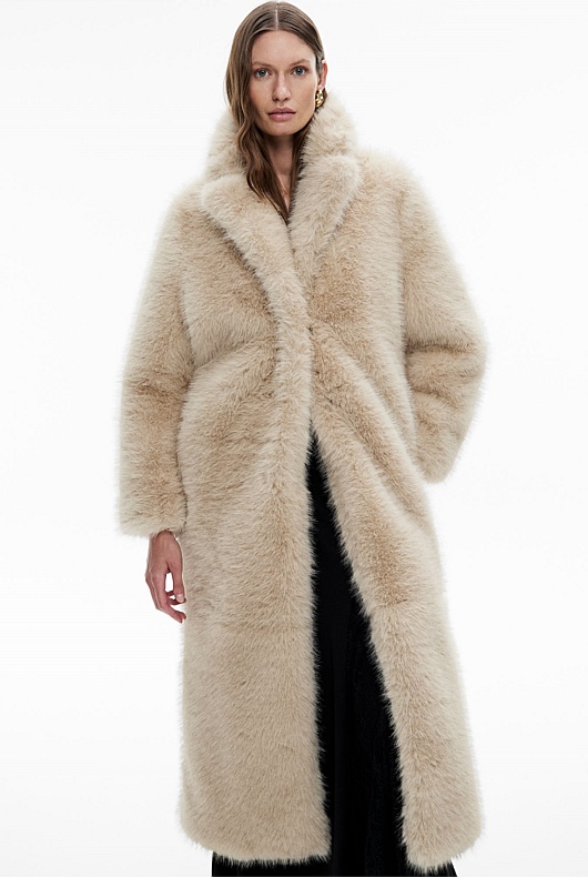Maxi Faux Fur Coat