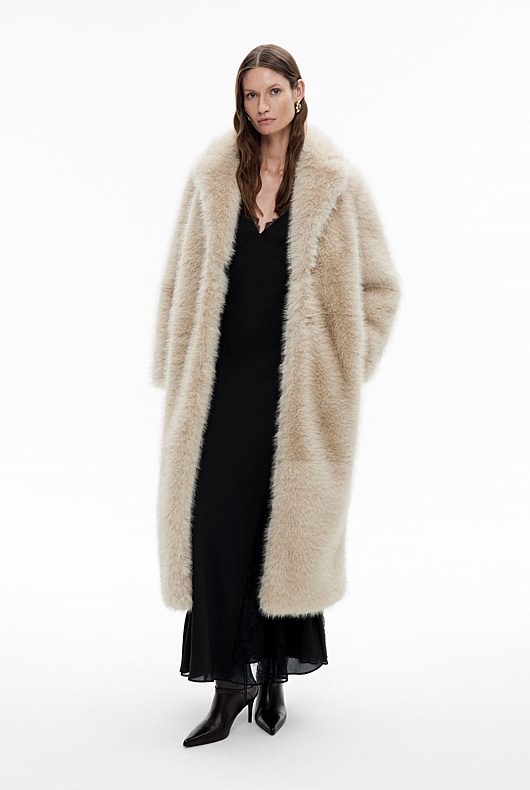 Maxi Faux Fur Coat
