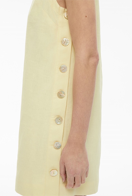 Lemonade Button Side Dress - Women's Casual Dresses | Witchery