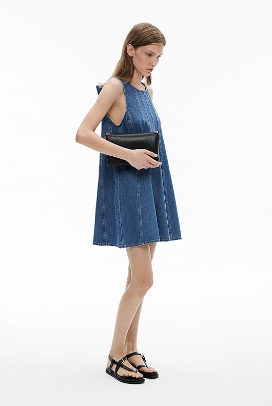 Indigo Denim Swing Dress - Women's Denim Dresses | Witchery