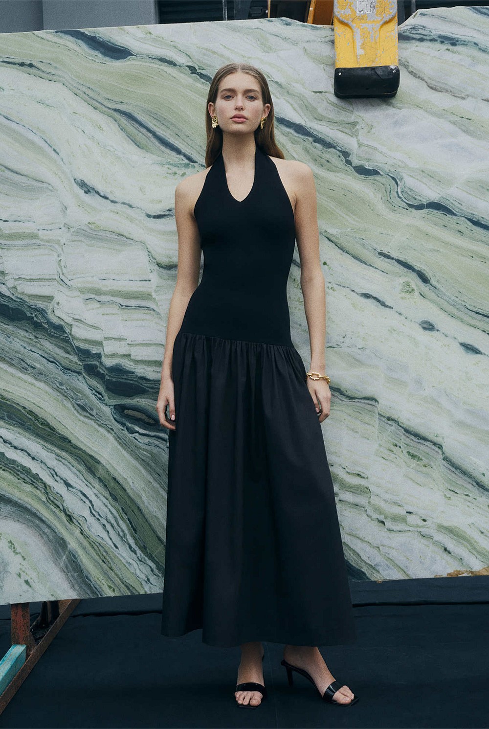Black Halter Maxi Dress - Women's Christmas Party Dresses | Witchery