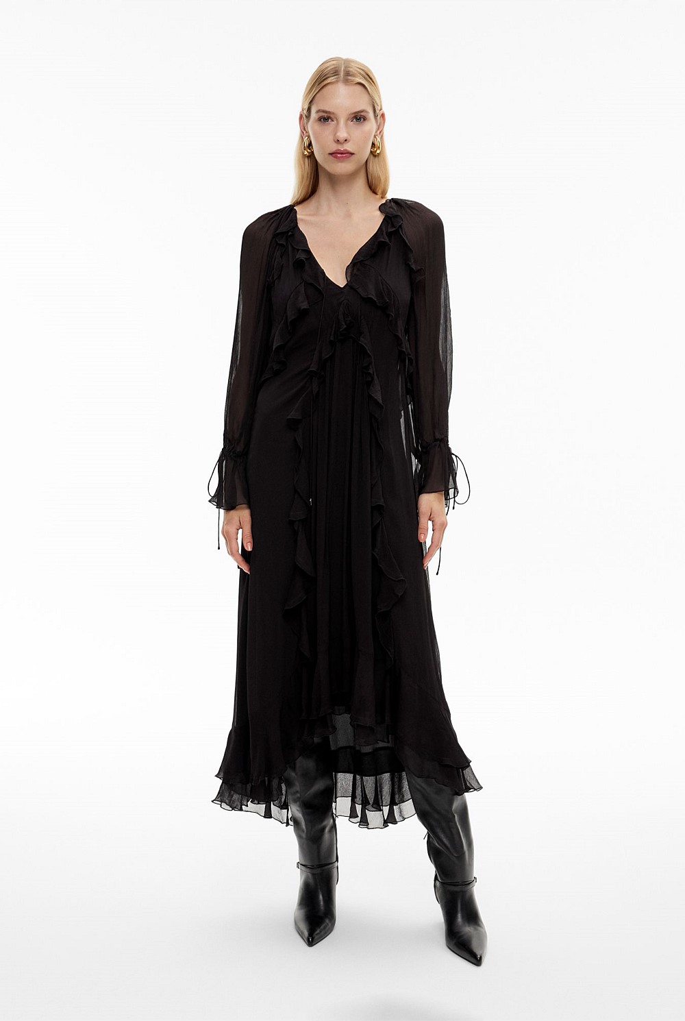 white asymmetrical maxi dress Moonlight White Asymmetric Maxi Dress With Lace Detailing – Club L London
