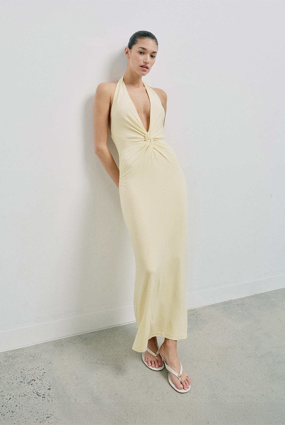 Lemonade Twist Jersey Dress - Women's Evening & Cocktail Dresses | Witchery