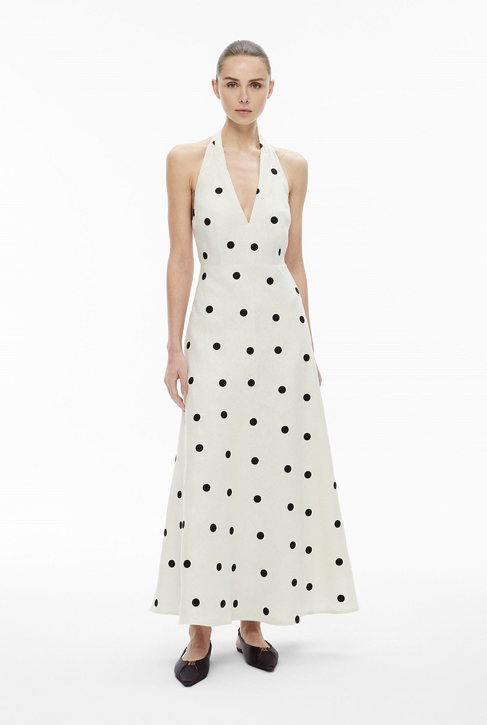 chinese dress ladies CENTELLA MAXI DRESS WHITE main image 0
