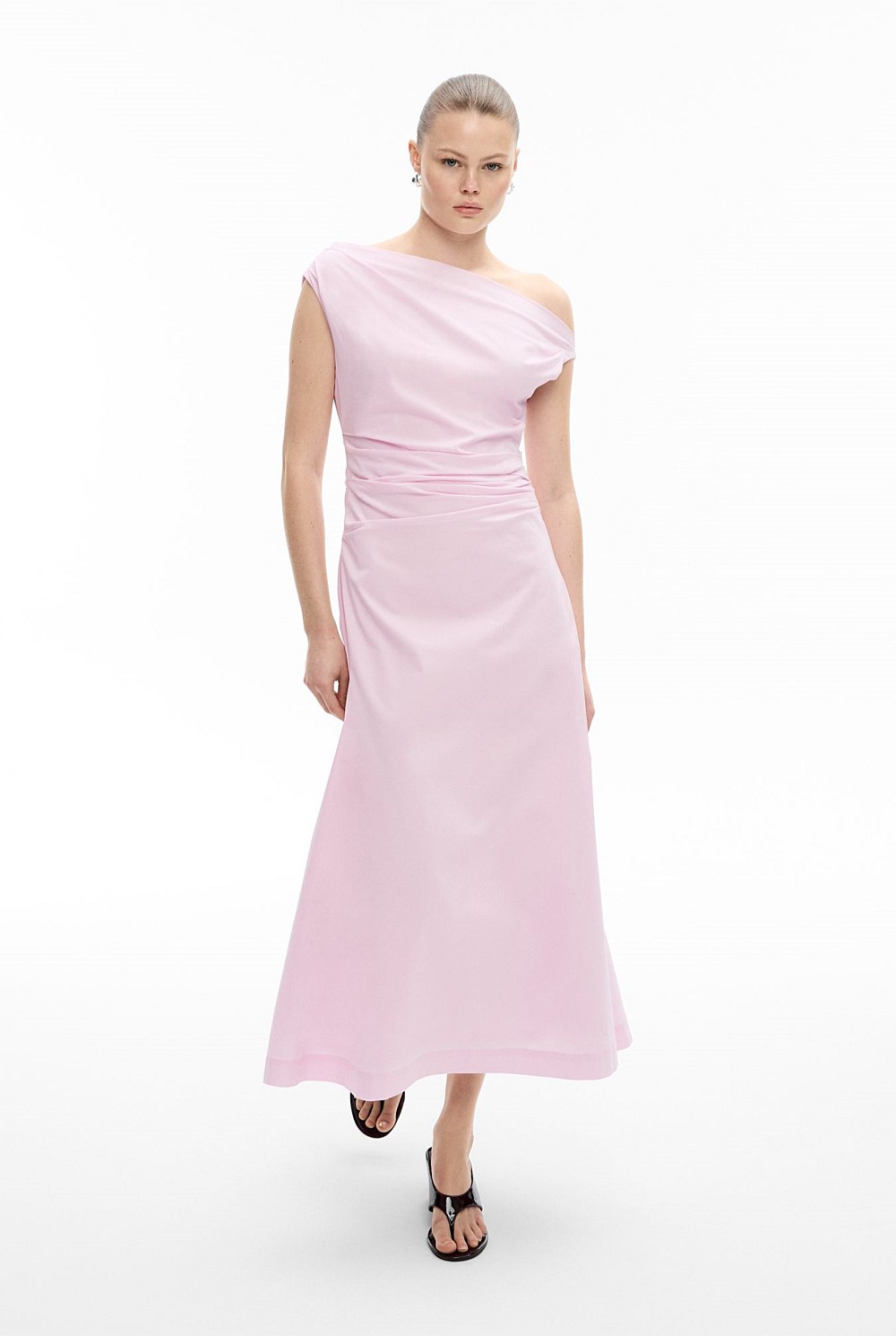 pink witchery dress Witchery Pleat Halter dress, stunning hot pink, only