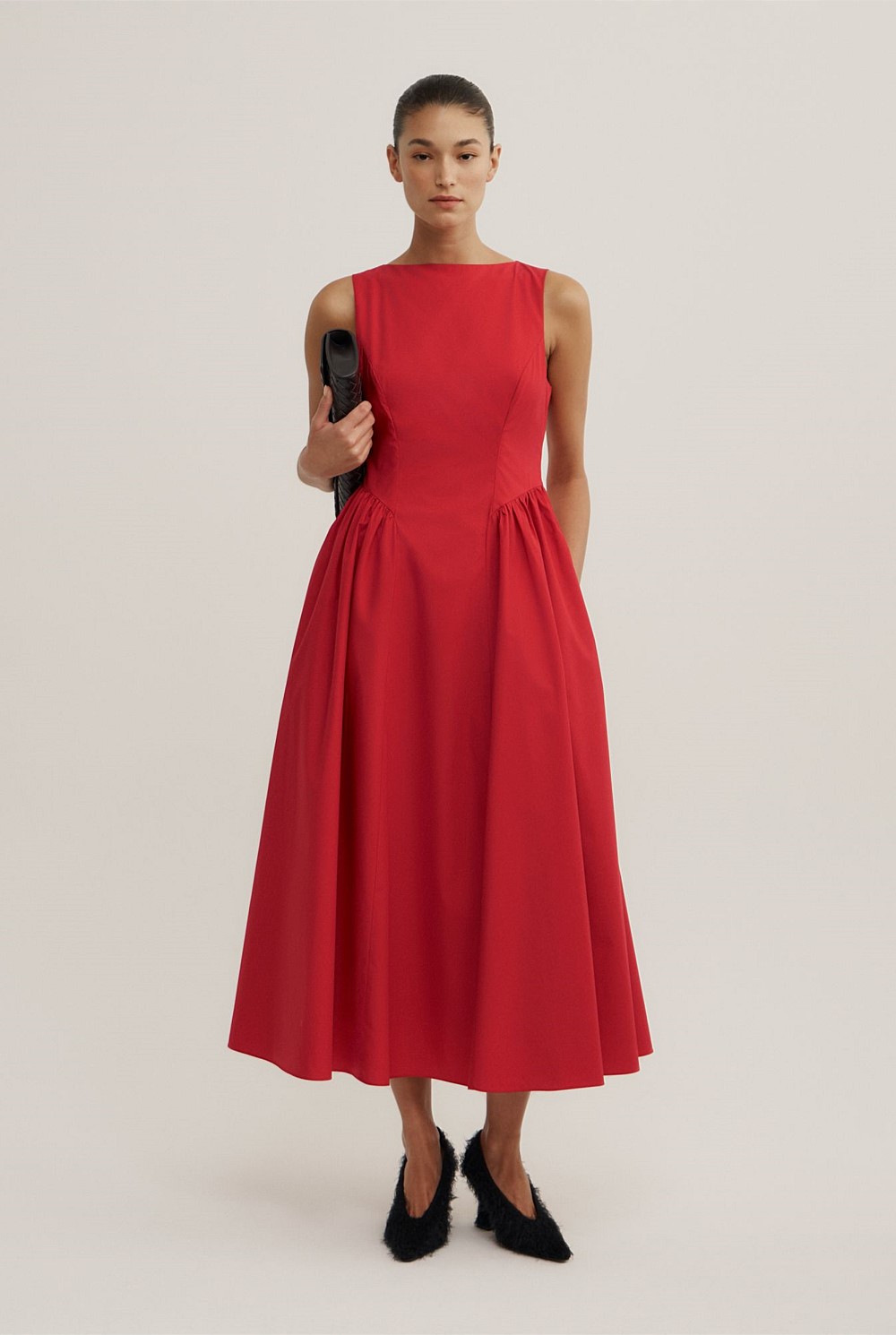 red basque dress Dark Red V-neck Basque Waist Velvet Tulle Prom Dress