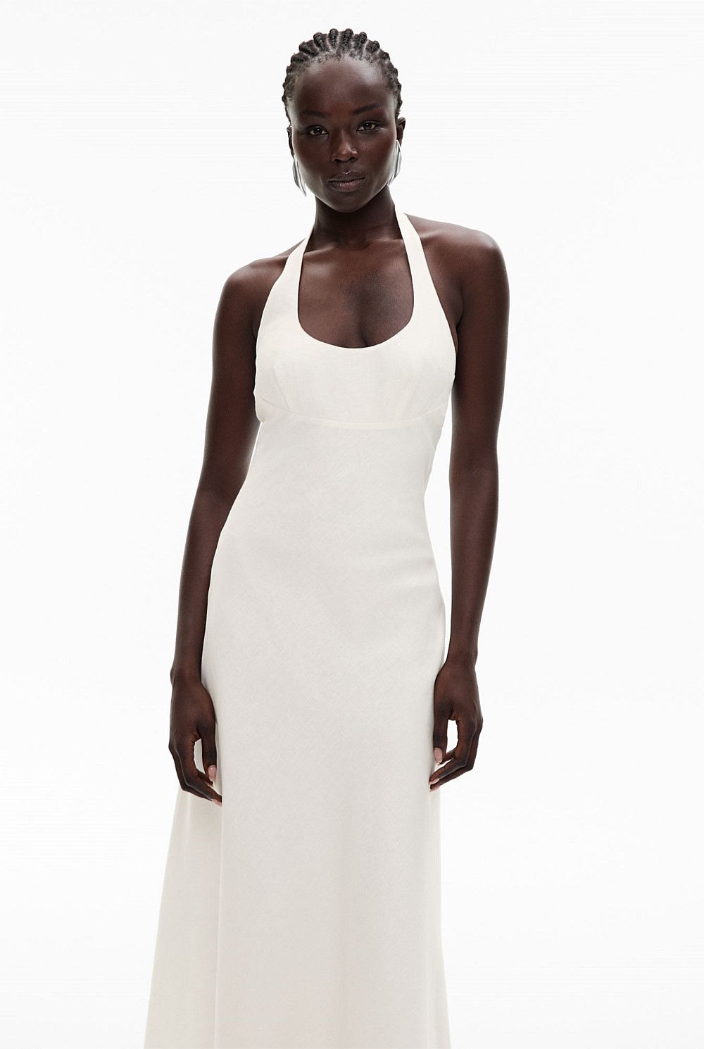 liv foster halter dress Liv Foster Chain Mesh Inset Halter Gown – DGFOutlet main image 0