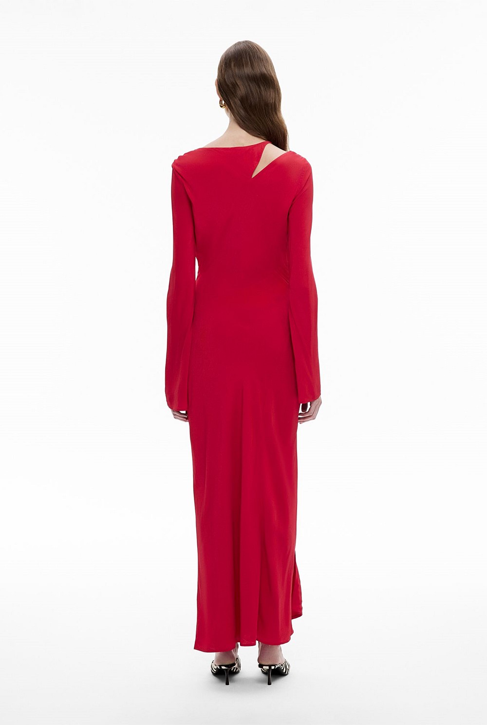 ワンピース Bias Check Panel Dress PATCHWORK PRINT PANEL DRESS