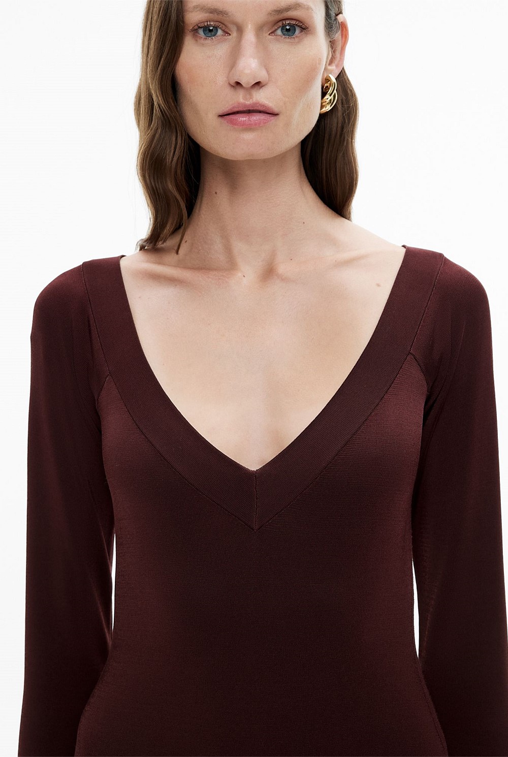 witchery burgundy dress Shop Love Lolina main image 0