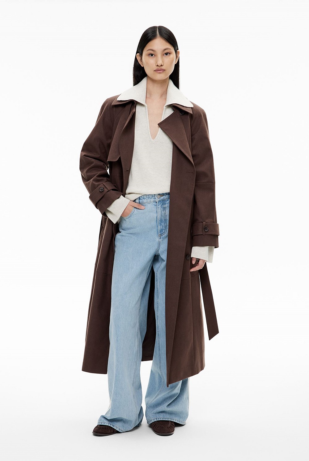 Collared V Neck Knit