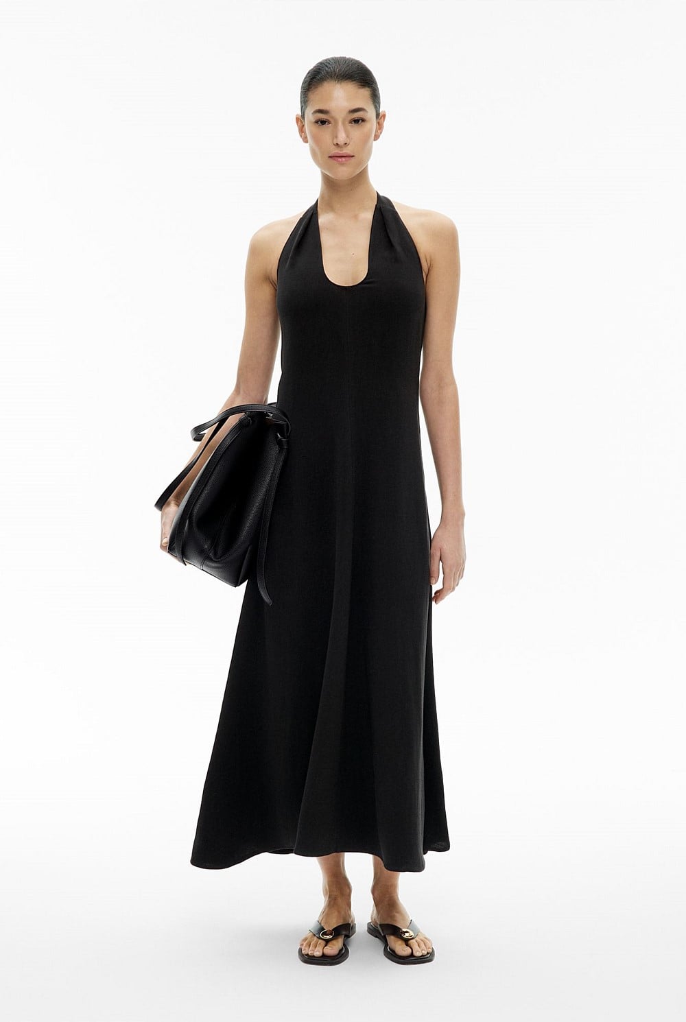 witchery halter dress New in. The Contrast Halter Mini Dress