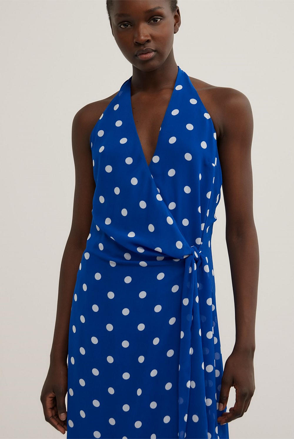 myer spot halter dress Spot Halter Dress by Witchery Online | THE ICONIC