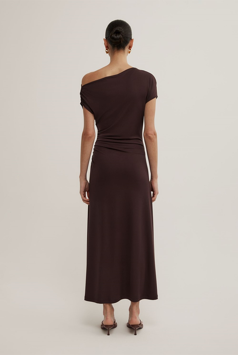 witchery off shoulder dress Witchery Off Shoulder Dress in Black
