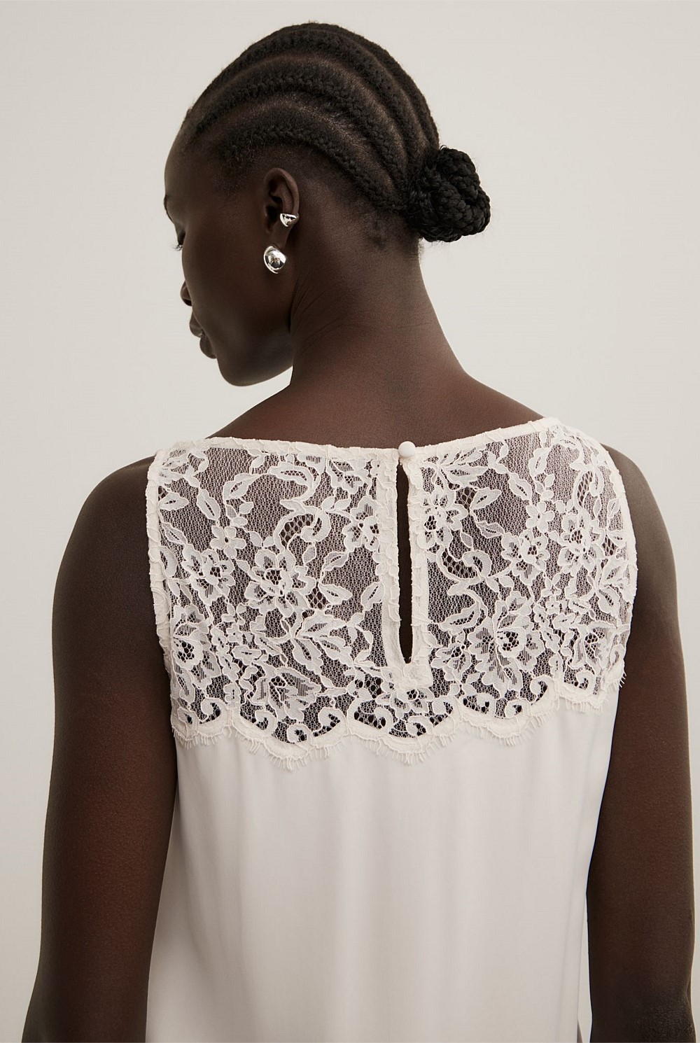 Vanilla Lace Yoke Dress - Women's Christmas Party Dresses | Witchery