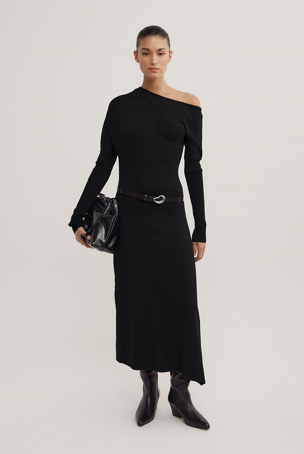 witchery off shoulder dress Off Shoulder Knit Dress